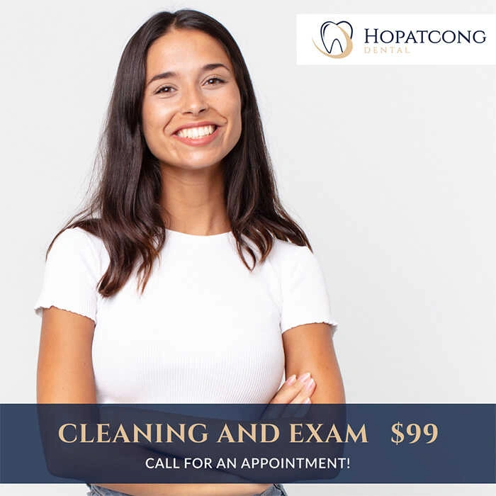 Cleaning and exam for $99
